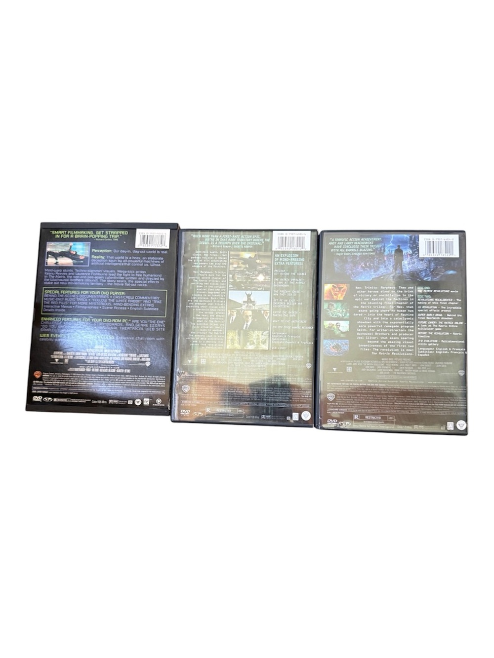 The Matrix Trilogy DVD Set - The Matrix Trilogy DVD Lot - Original, Reloaded, Re - Picture 2 of 4